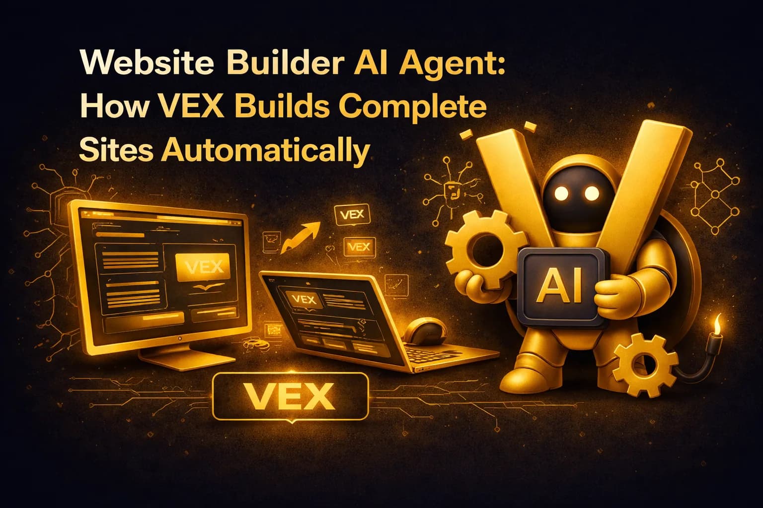 Website Builder AI Agent: How VEX Builds Complete Sites Automatically